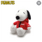 Peanuts 12" Xmas Sitting Snoopy Wearing Winter Jacket